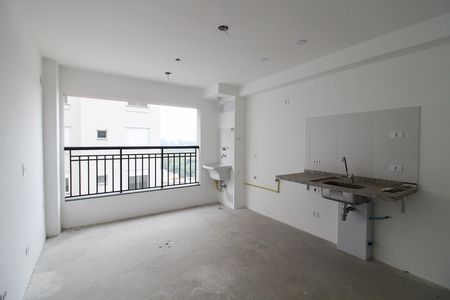 Sala/Cozinha de apartamento à venda com 1 quarto, 35m² em Instituto de Previdencia, São Paulo