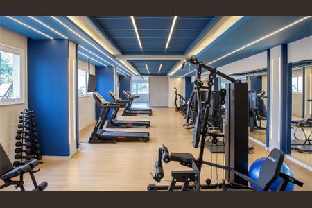 Apartamento à venda com 35m², 1 quarto e sem vaga Apartamento à venda com 35m², 1 quarto e sem vagaÁrea comum - Academia