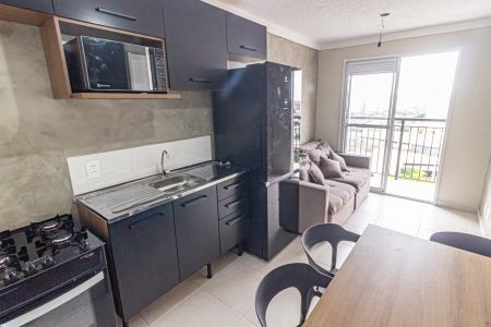 Sala/Cozinha de apartamento para alugar com 1 quarto, 30m² em Brás, São Paulo