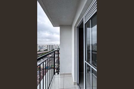 Varanda da Sala de apartamento à venda com 1 quarto, 30m² em Brás, São Paulo