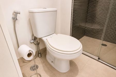 Banheiro de kitnet/studio à venda com 1 quarto, 40m² em Bela Vista, São Paulo