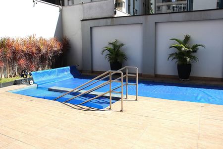 Studio à venda com 40m², 1 quarto e 1 vagaPiscina