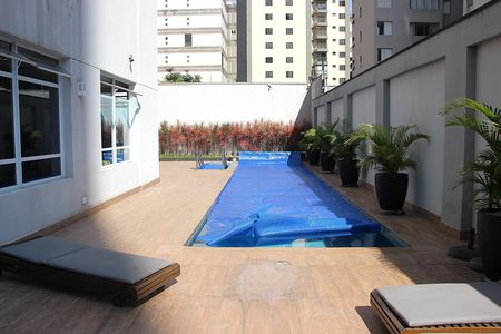 Studio à venda com 40m², 1 quarto e 1 vagaPiscina