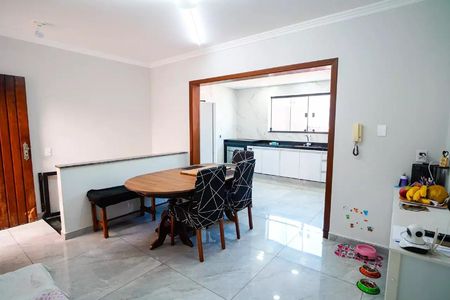 Sala de Jantar de casa à venda com 3 quartos, 280m² em Jardim Ocara, Santo André