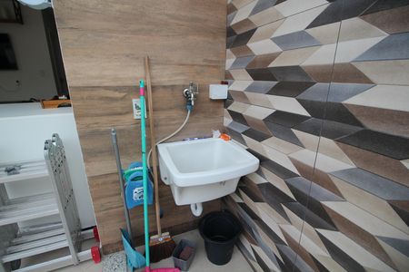 Área de Serviço de casa de condomínio à venda com 3 quartos, 142m² em Taquara, Rio de Janeiro