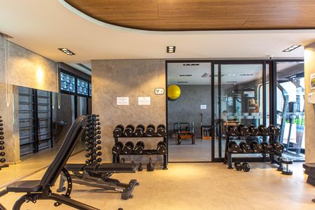 Apartamento à venda com 115m², 2 quartos e 2 vagas Apartamento à venda com 115m², 2 quartos e 2 vagasÁrea comum - Academia