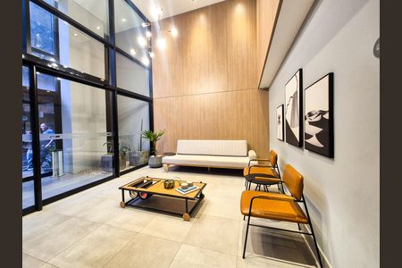 Studio para alugar com 25m², 1 quarto e sem vaga Studio para alugar com 25m², 1 quarto e sem vagaHall de entrada