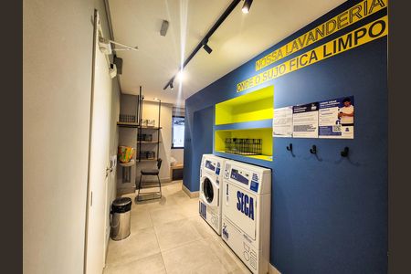 Studio para alugar com 25m², 1 quarto e sem vaga Studio para alugar com 25m², 1 quarto e sem vagaLavanderia