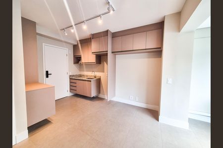 Cozinha de kitnet/studio para alugar com 1 quarto, 25m² em Vila Buarque, São Paulo