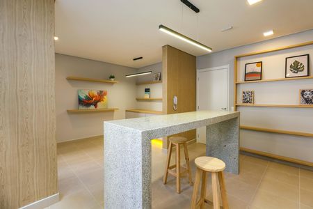 Apartamento à venda com 34m², 2 quartos e sem vaga Apartamento à venda com 34m², 2 quartos e sem vagaÁrea comum - Salão de festas