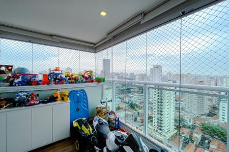 Varanda da Sala de apartamento à venda com 3 quartos, 133m² em Mooca, São Paulo