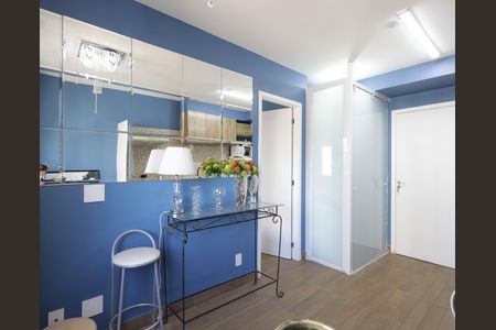 Sala de apartamento à venda com 1 quarto, 27m² em Paraíso do Morumbi, São Paulo