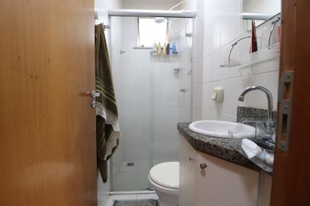 Banheiro Social de apartamento para alugar com 2 quartos, 45m² em Jardim Botânico, Uberlândia