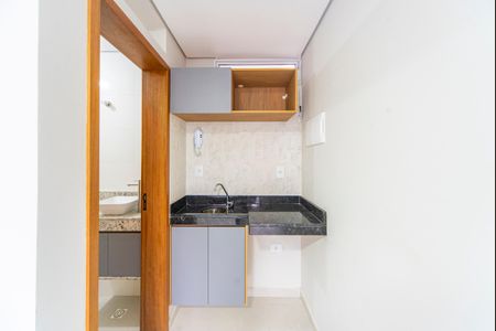 Cozinha do Estúdio de kitnet/studio para alugar com 1 quarto, 18m² em Parque Jaçatuba, Santo André
