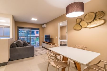 Apartamento para alugar com 53m², 1 quarto e 1 vaga Apartamento para alugar com 53m², 1 quarto e 1 vagaSala