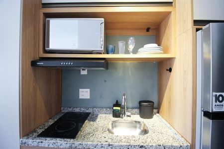 Studio à venda com 26m², 1 quarto e sem vaga Studio à venda com 26m², 1 quarto e sem vagaCozinha