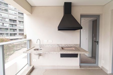 Churrasqueira da varanda de apartamento para alugar com 3 quartos, 115m² em Vila Mariana, São Paulo