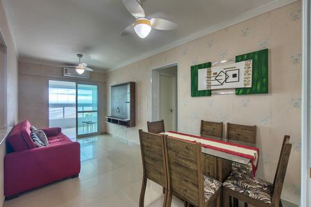 Sala de apartamento para alugar com 2 quartos, 88m² em Balneario Flórida, Praia Grande