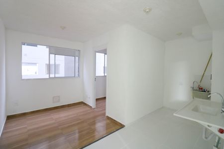 Sala/Cozinha de apartamento para alugar com 2 quartos, 31m² em Jardim Caravelas, São Paulo