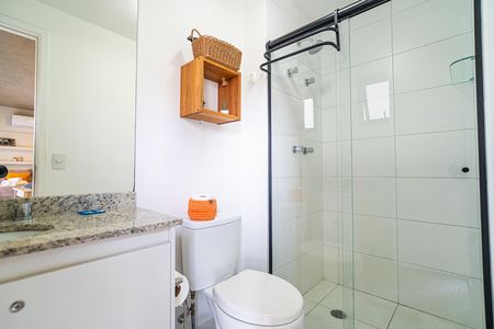Studio para alugar com 30m², 1 quarto e sem vaga Studio para alugar com 30m², 1 quarto e sem vagaBanheiro