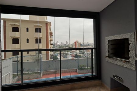 Varanda Gourmet de apartamento à venda com 2 quartos, 59m² em Parque das Nações, Santo André