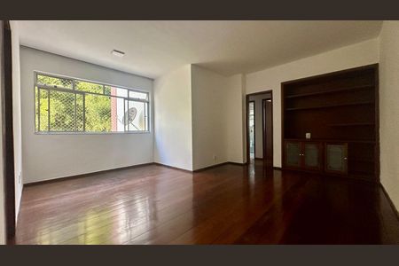 Sala  de apartamento à venda com 3 quartos, 98m² em Grajaú, Belo Horizonte