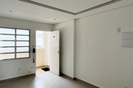 Sala de apartamento para alugar com 1 quarto, 54m² em Gonzaga, Santos