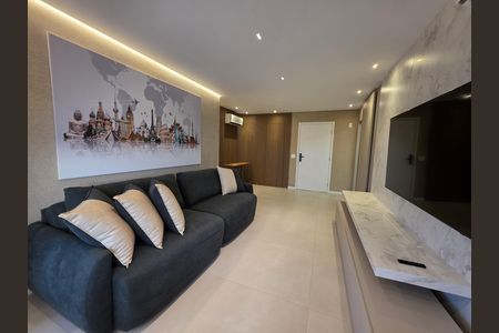 Sala de apartamento para alugar com 3 quartos, 123m² em Alphaville, Barueri