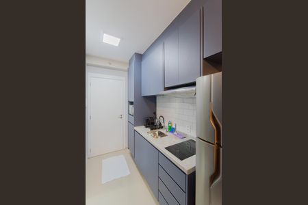 Cozinha de kitnet/studio para alugar com 1 quarto, 27m² em Ipiranga, São Paulo