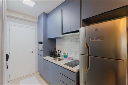 Cozinha de kitnet/studio para alugar com 1 quarto, 27m² em Ipiranga, São Paulo