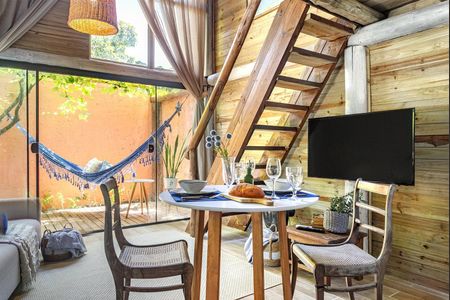 Sala de casa para alugar com 1 quarto, 30m² em Campeche, Florianópolis