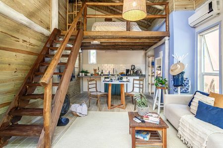Sala de casa para alugar com 1 quarto, 30m² em Campeche, Florianópolis