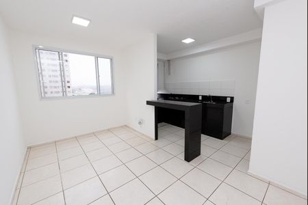 Sala de apartamento para alugar com 2 quartos, 45m² em Jk, Contagem