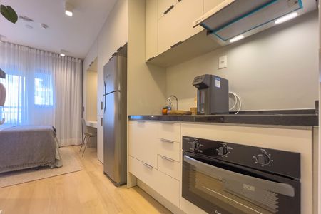 Studio para alugar com 21m², 1 quarto e sem vaga Studio para alugar com 21m², 1 quarto e sem vagaCozinha