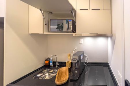 Studio para alugar com 21m², 1 quarto e sem vaga Studio para alugar com 21m², 1 quarto e sem vagaCozinha