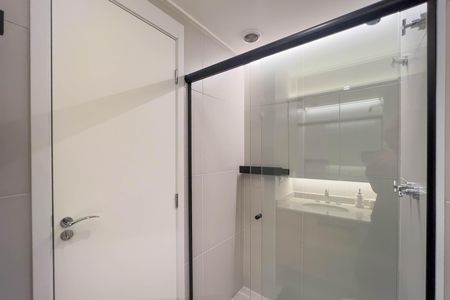 Studio para alugar com 21m², 1 quarto e sem vaga Studio para alugar com 21m², 1 quarto e sem vagaBanheiro