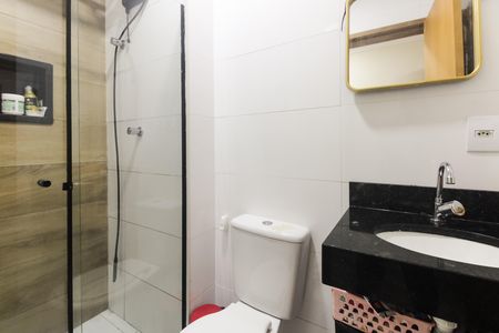 Banheiro de apartamento à venda com 2 quartos, 36m² em Cidade Mãe do Céu, São Paulo