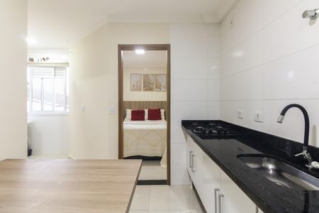 Cozinha de apartamento à venda com 2 quartos, 36m² em Cidade Mãe do Céu, São Paulo