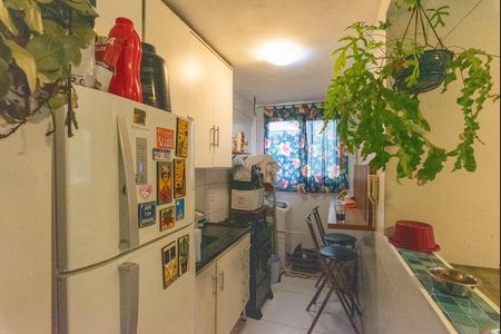 Cozinha de apartamento à venda com 2 quartos, 47m² em Loteamento Parque São Martinho, Campinas