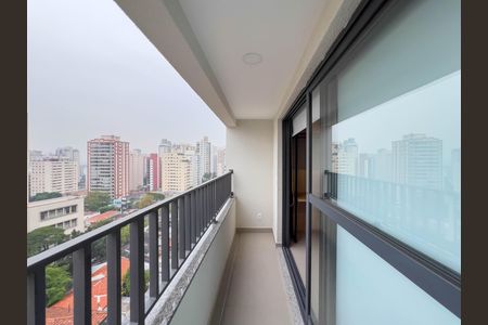 Studio para alugar com 31m², 1 quarto e sem vagaVaranda