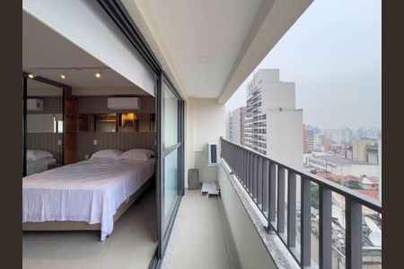Studio para alugar com 31m², 1 quarto e sem vagaVaranda