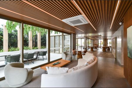 Apartamento à venda com 132m², 2 quartos e 2 vagas Apartamento à venda com 132m², 2 quartos e 2 vagasÁrea comum - Salão de festas