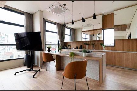 Studio para alugar com 27m², 1 quarto e sem vaga Studio para alugar com 27m², 1 quarto e sem vagaÁrea comum - Salão de festas