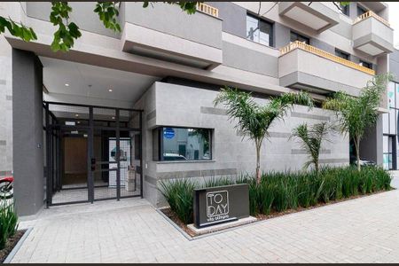 Studio para alugar com 27m², 1 quarto e sem vaga Studio para alugar com 27m², 1 quarto e sem vagaFachada