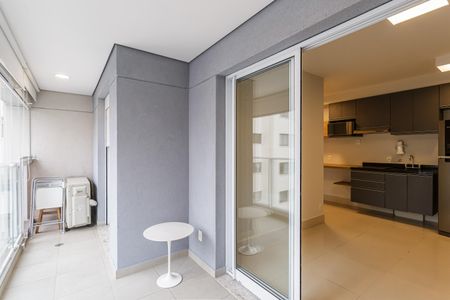 Varanda de apartamento à venda com 1 quarto, 44m² em Indianópolis, São Paulo