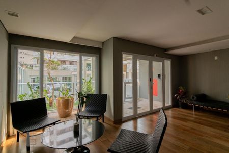 Apartamento para alugar com 44m², 1 quarto e 1 vagaHall social
