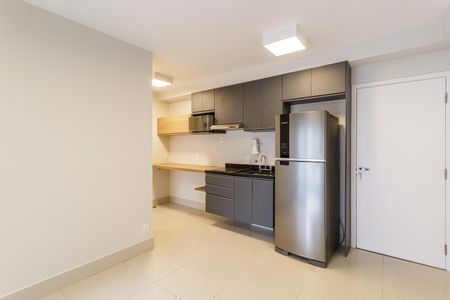Sala de apartamento à venda com 1 quarto, 44m² em Indianópolis, São Paulo