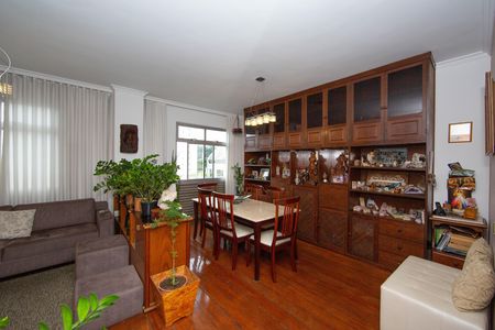 SALA de apartamento à venda com 3 quartos, 137m² em Santo Agostinho, Belo Horizonte