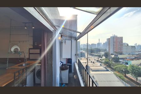 Varanda  de apartamento para alugar com 1 quarto, 29m² em Barra Funda, São Paulo