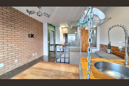 Quarto/cozinha/Área de serviço  de apartamento para alugar com 1 quarto, 29m² em Barra Funda, São Paulo